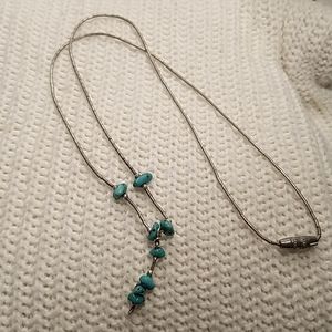 Sterling Silver and Turquoise Necklace